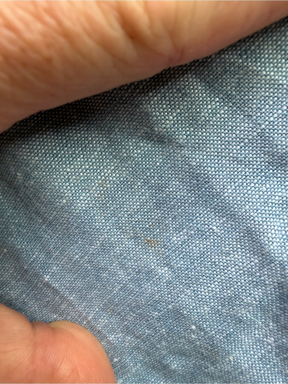 Atsuro Tayama Colorblock Linen Cotton Balloon Dress Chambray Blue Grey Size US6 - Picture 8 of 8